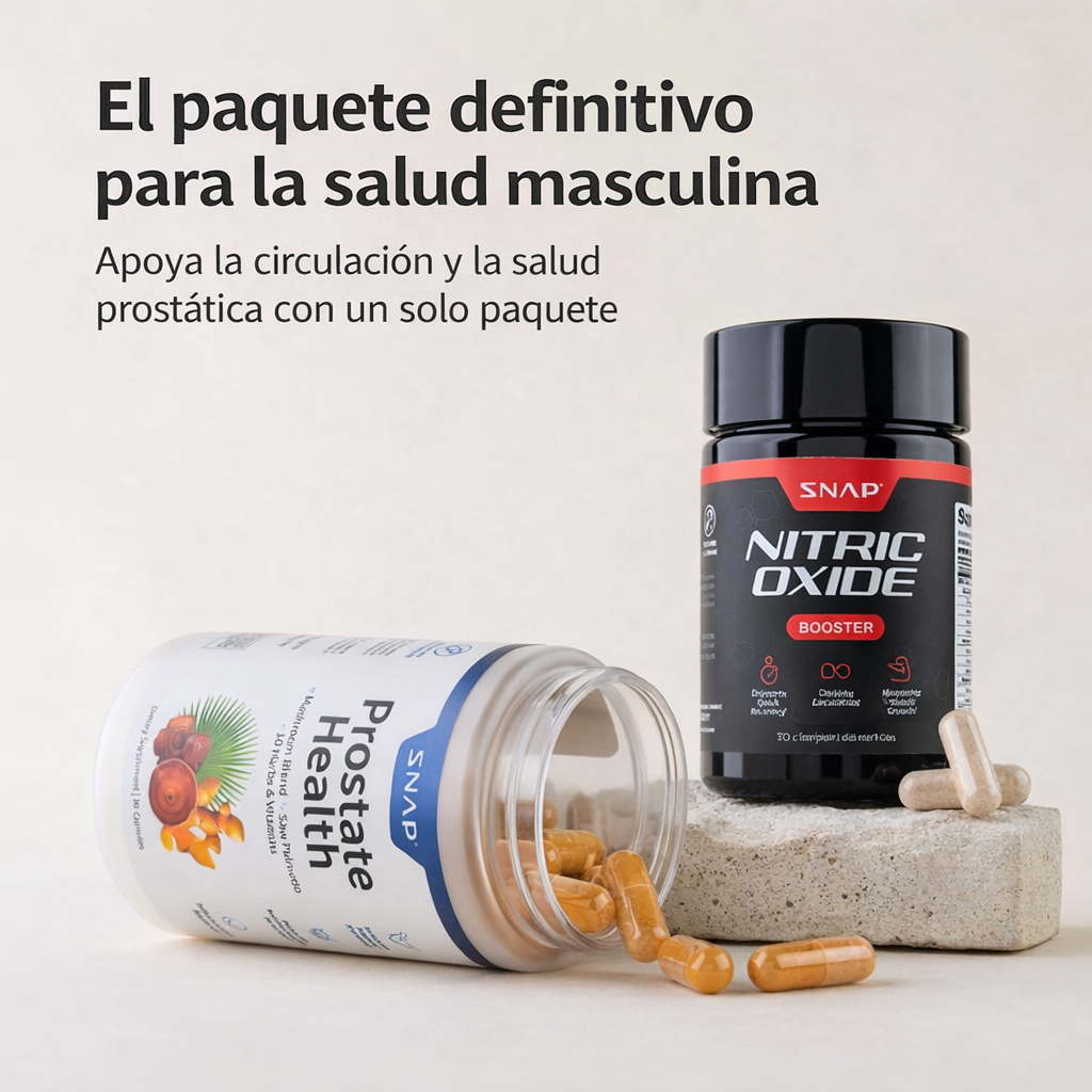 Combo de suplementos SNAP™ | para salud de la prostata y virilidad