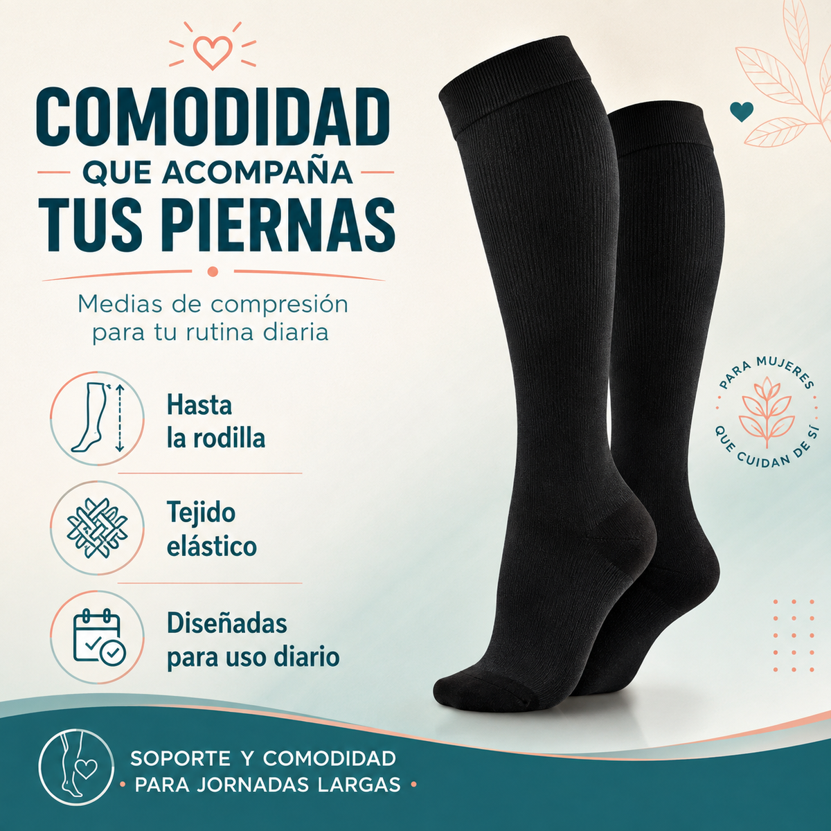 Medias de compresión Alivid™ | La circulación en tus piernas mejor que nunca
