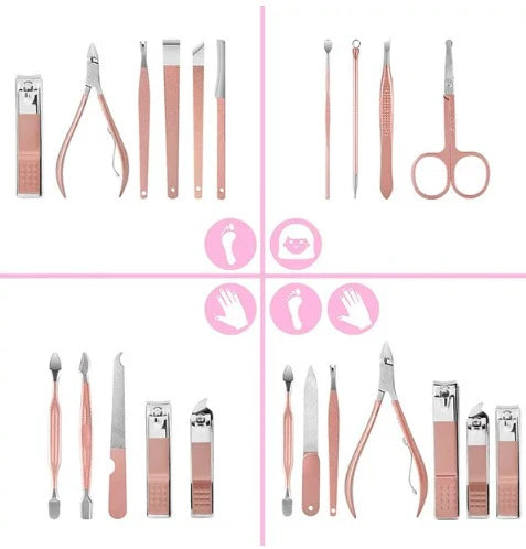 Kit de Manicure 16 en 1: todo lo que necesitas en casa