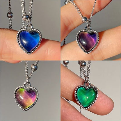 Collar Corazón Emociones Serenity™ | + caja de regalo premium