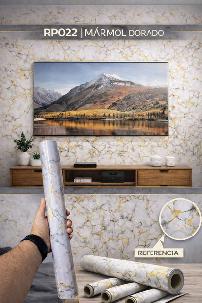 Papel Tapiz Marmolado x Rollo 10m x 45cm