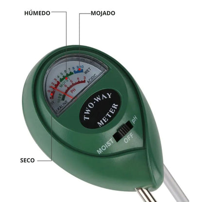 Sensor de Suelo 2 en 1 💡💦 – Humedad + Luz para macetas, jardines y huertos
