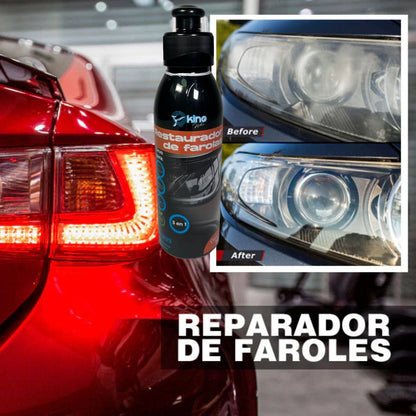 💡 Restaurador de Farolas King Wax – Deja tus faros como nuevos en minutos