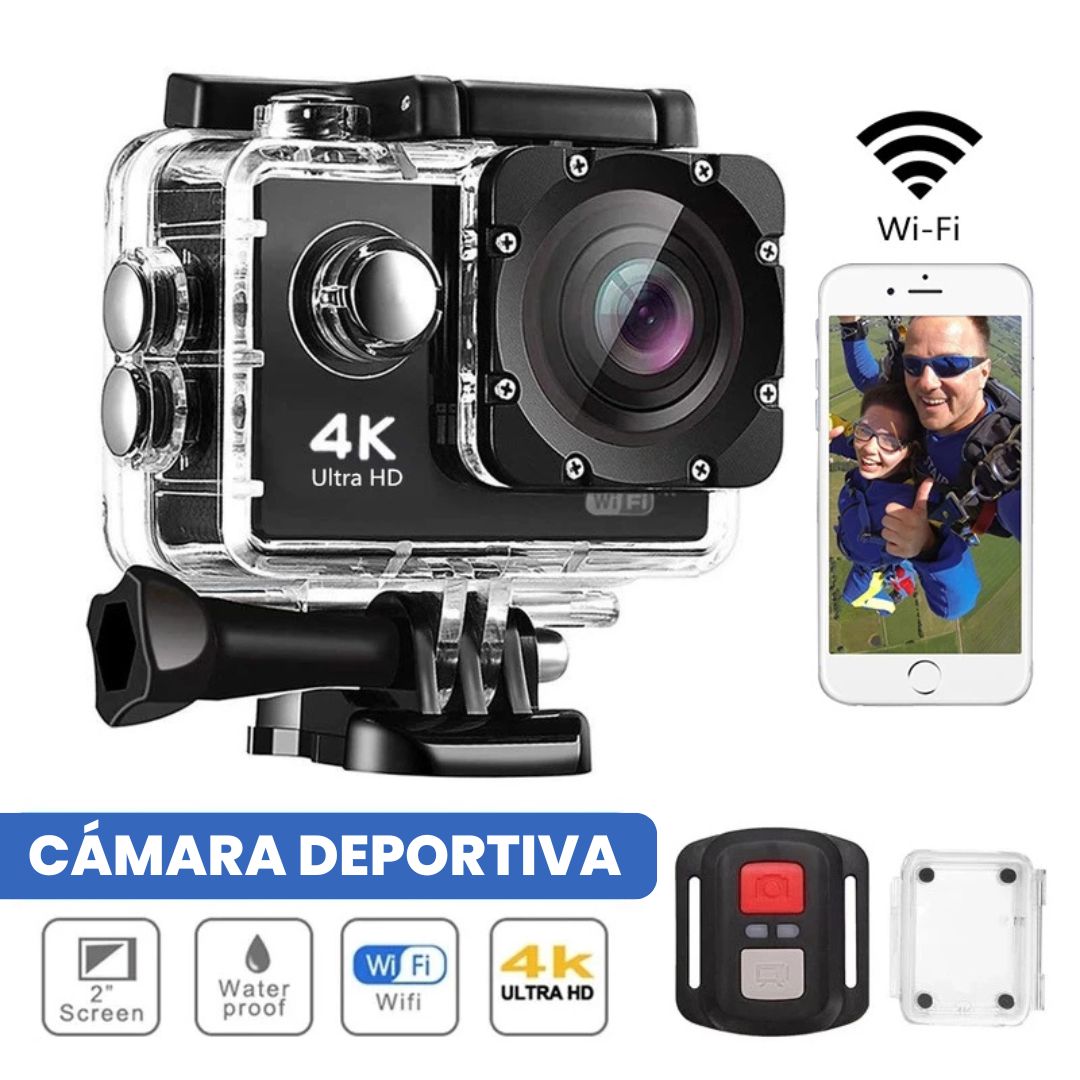 🌊📸 Cámara 4K Sumergible: ¡Graba tu aventura en alta definición! 🚀