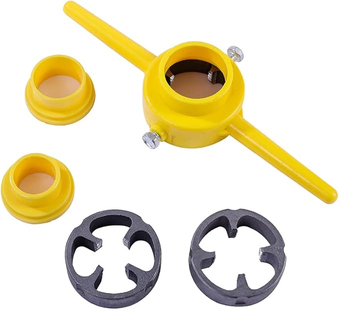 Juego de enroscador para tubos + 6 adaptadores de medida