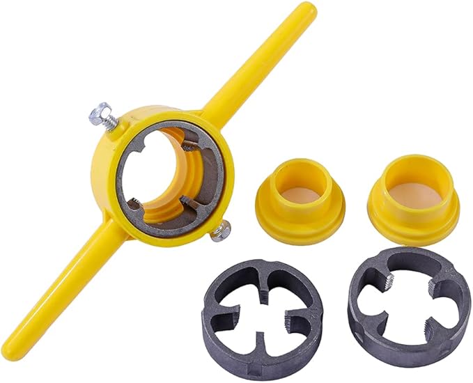 Juego de enroscador para tubos + 6 adaptadores de medida