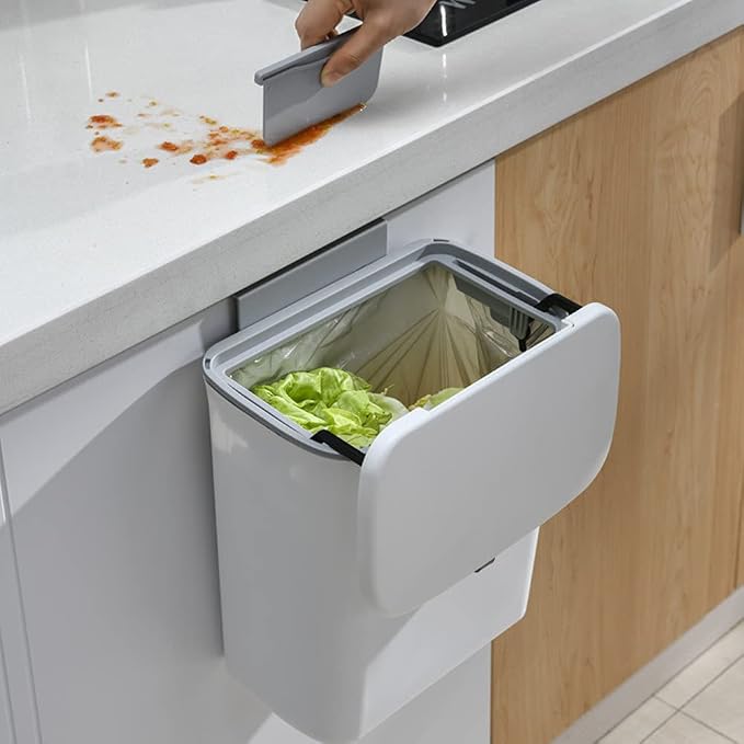 Caneca colgante | multifuncional. Una cocina más limpia y más higienica.