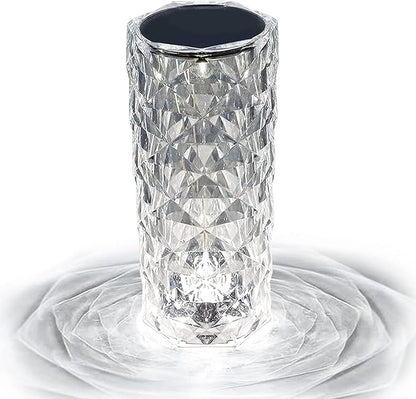 Lampara Cristal de rosa 16 colores RGB