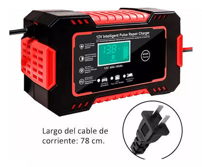 Iniciador Cargador Bateria 12v Pantalla LCD