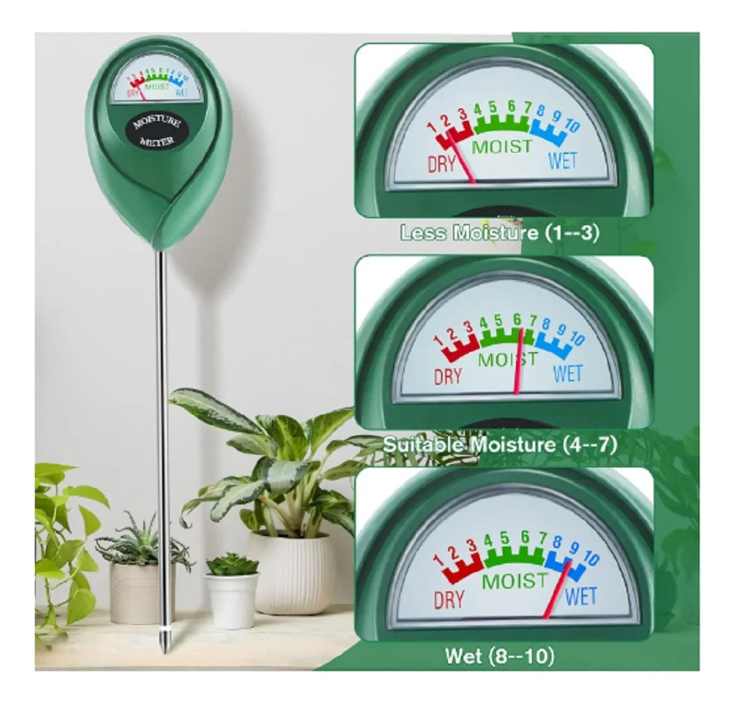 Sensor de Suelo 2 en 1 💡💦 – Humedad + Luz para macetas, jardines y huertos