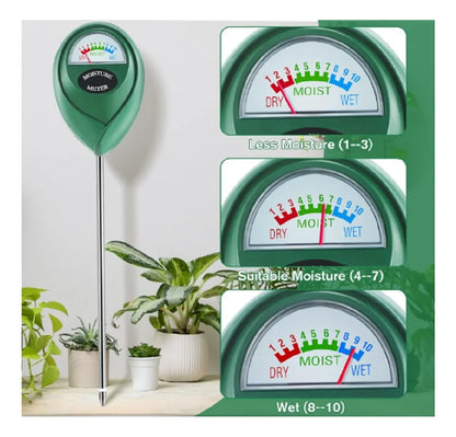 Sensor de Suelo 2 en 1 💡💦 – Humedad + Luz para macetas, jardines y huertos