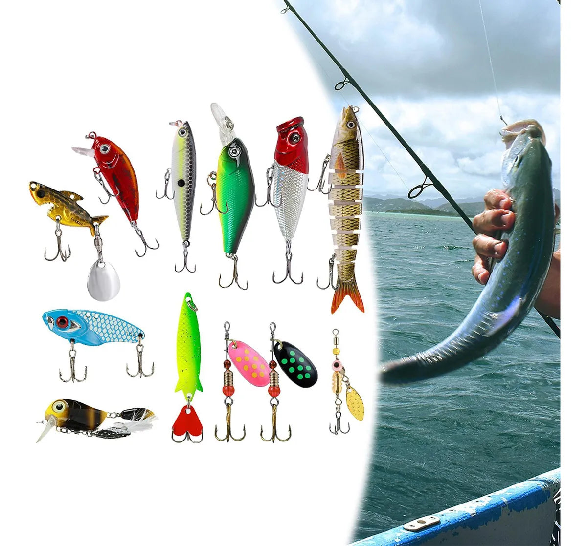 🎯 ¡El señuelo que los peces no pueden ignorar! – Pack x2