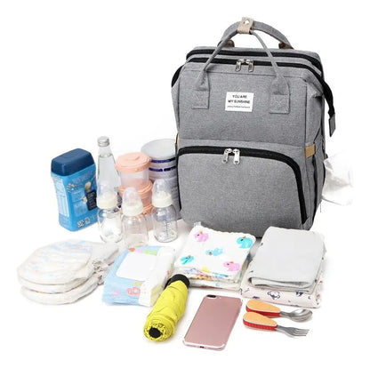 🎒👶 Pañalera 3 en 1: organiza , transporta  y cambia con facilidad
