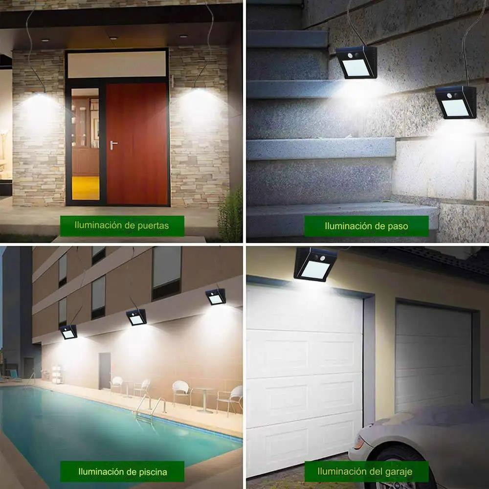 Lampara Solar Recargable Con Sensor EcoLight®