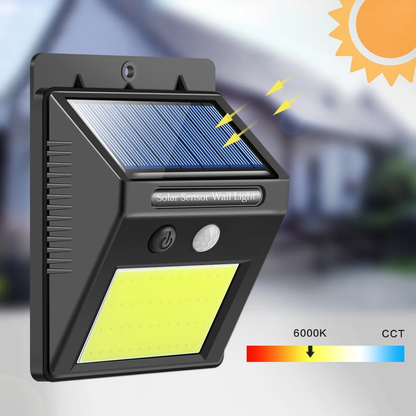 Lampara Solar Recargable Con Sensor EcoLight®
