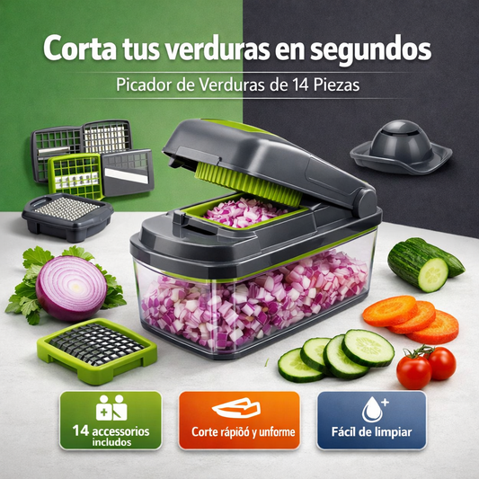Picador de verduras Prochopper™ x 14 piezas