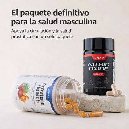 Combo de suplementos SNAP™ | para salud de la prostata y virilidad