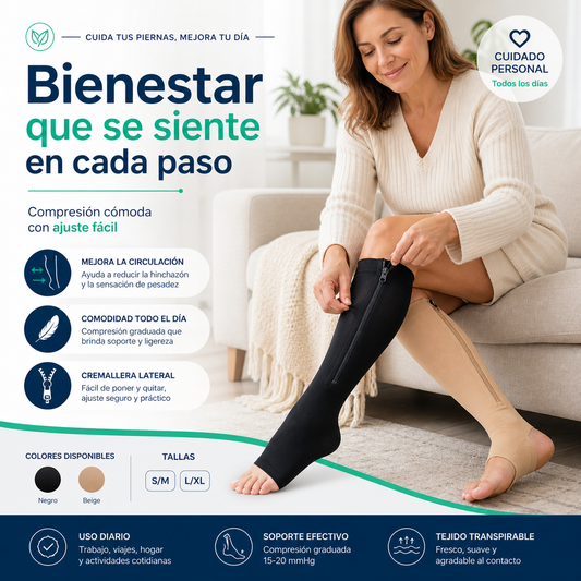 Medias De Compresión con cremallera | unisex