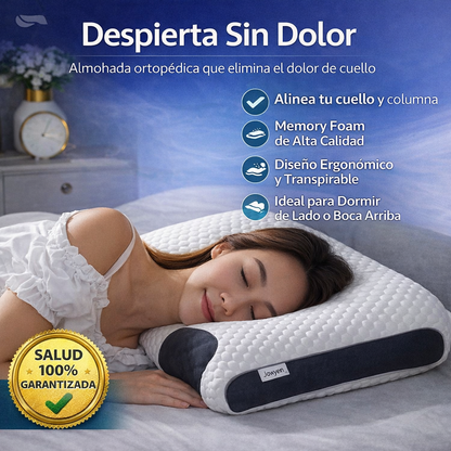 Almohada ortopedica | NanPillow™ Mejora tu descanso como nunca antes
