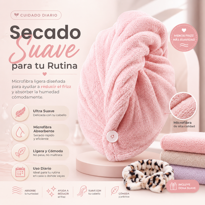 Toalla De Microfibra Secado Rapido | Anti FRIZZ
