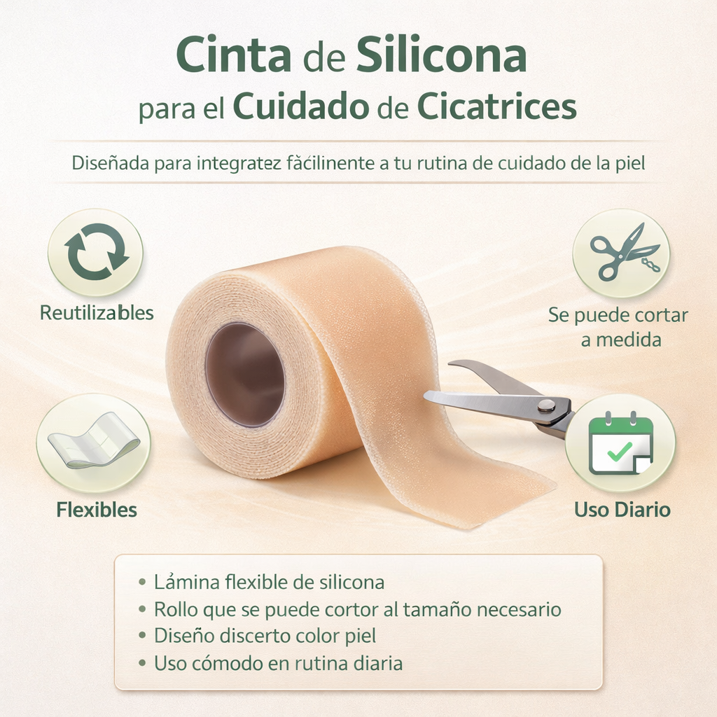 Cinta Para Cicatrices De Silicona Scarless™ | 1.5mt