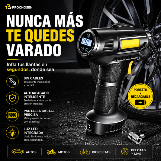 Pistola Compresor Aire Digital Portatil