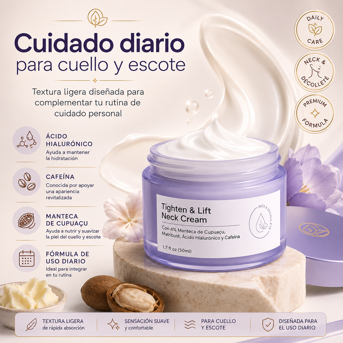 GOPURE™ | Crema reafirmante para el cuello