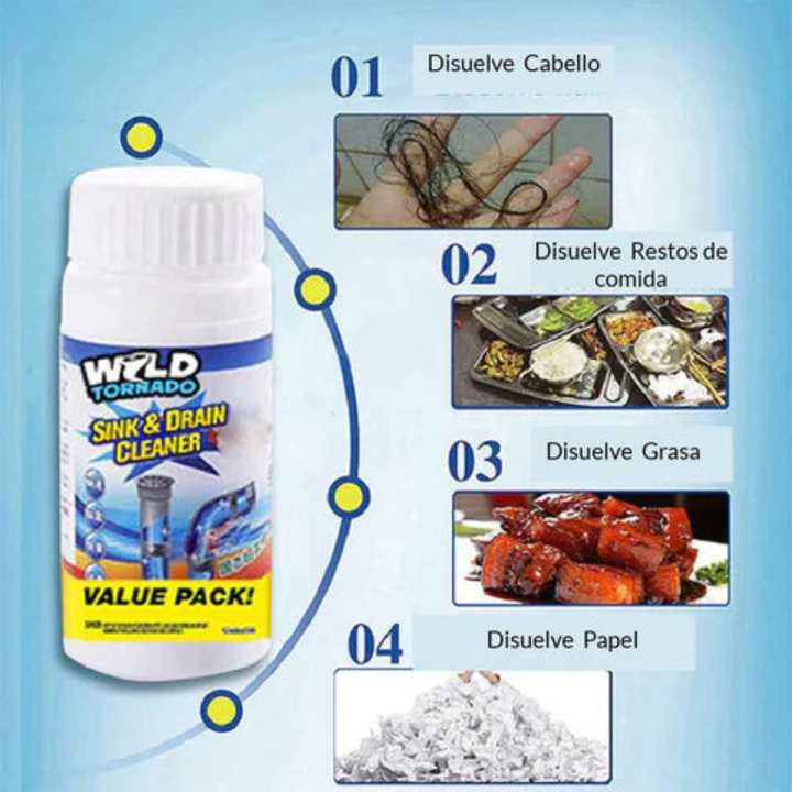 WILD TORNADO DESTAPA CAÑERIA x 2 Und