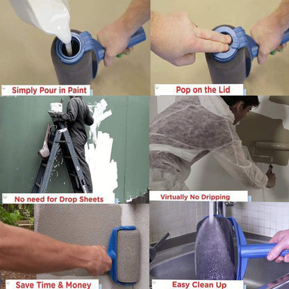 KIT PINTURA MULTIFUNCIÓN PAINT ROLLER™ x6 PIEZAS