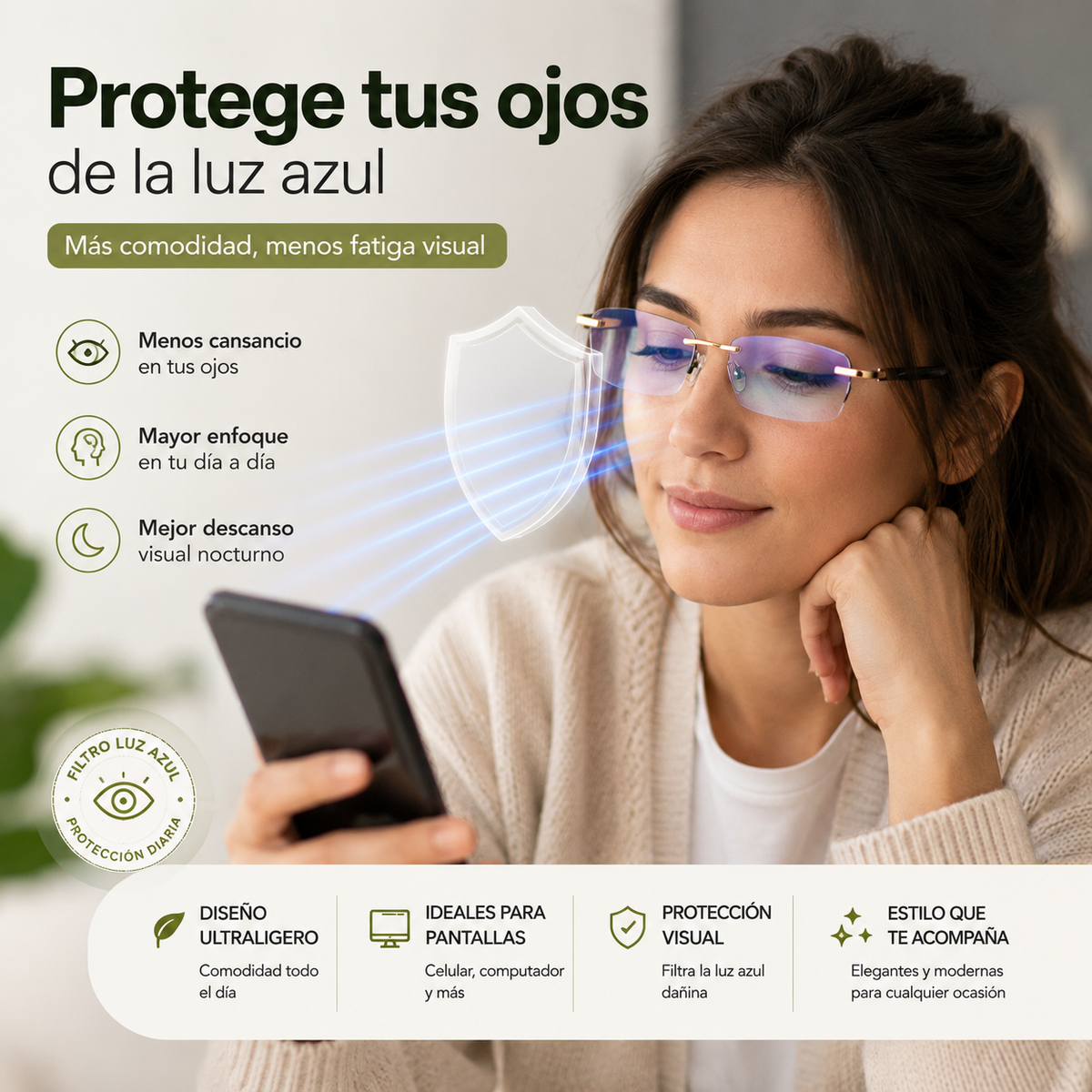 GAFAS FOTOCROMATICAS | Combo x2 und + estuche rigido y toalla de microfibra