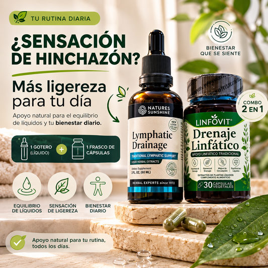 Combo Drenaje Linfatico | 2x1 para despedirse de la hinchazón