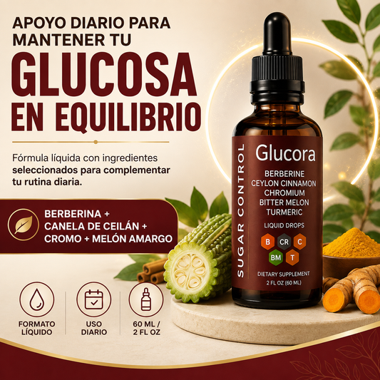 Glucora™gotero | Manten a raya el azucar en tu sangre