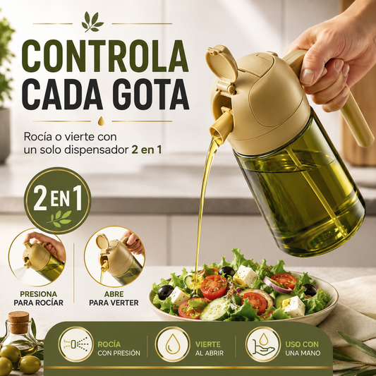 Dispensador de aceite 2 en 1 | 650ml