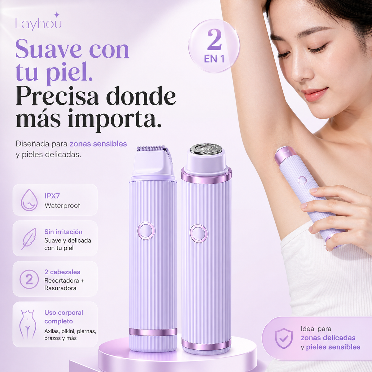 Maquina Depiladora DHS™ | Doble cabezal