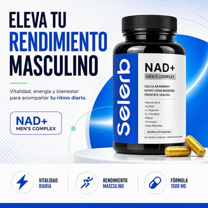 NAD+ Selerb™ | mejora tu rendimiento masculino de una vez por todas