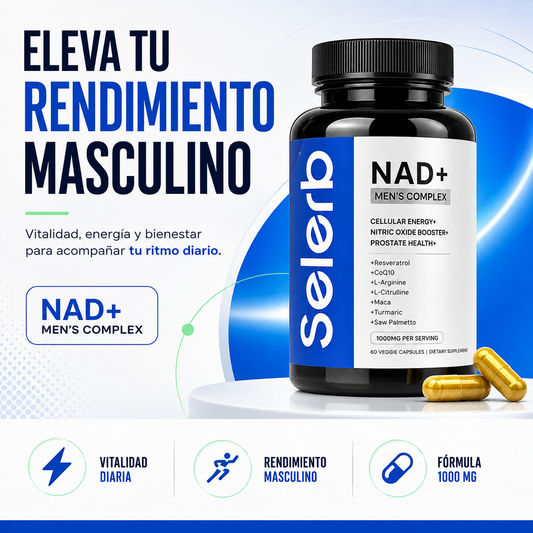 NAD+ Selerb™ | mejora tu rendimiento masculino de una vez por todas