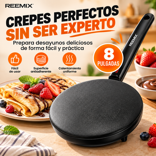 Maquina Electrica para crepes Freemix™ | control automatico de temperatura