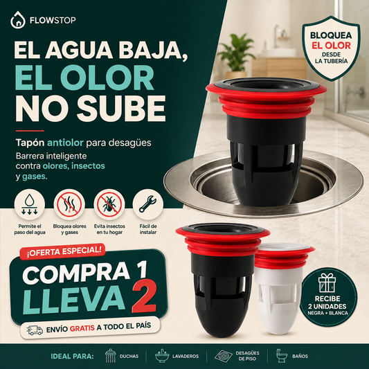 Tapón para sifón quita olores | PAGA 1 LLEVA 2