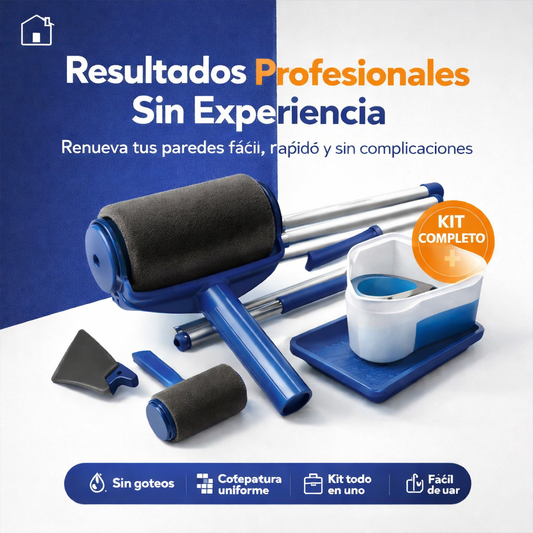 KIT PINTURA MULTIFUNCIÓN PAINT ROLLER™ x6 PIEZAS