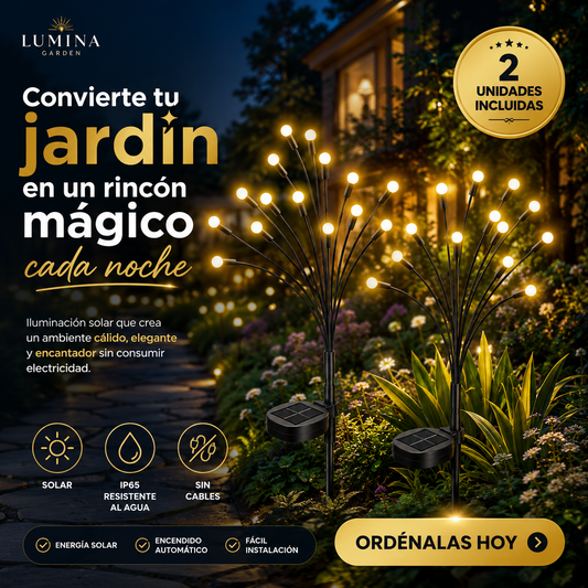 Kit De Iluminación Solar para jardin | x 2 unidades