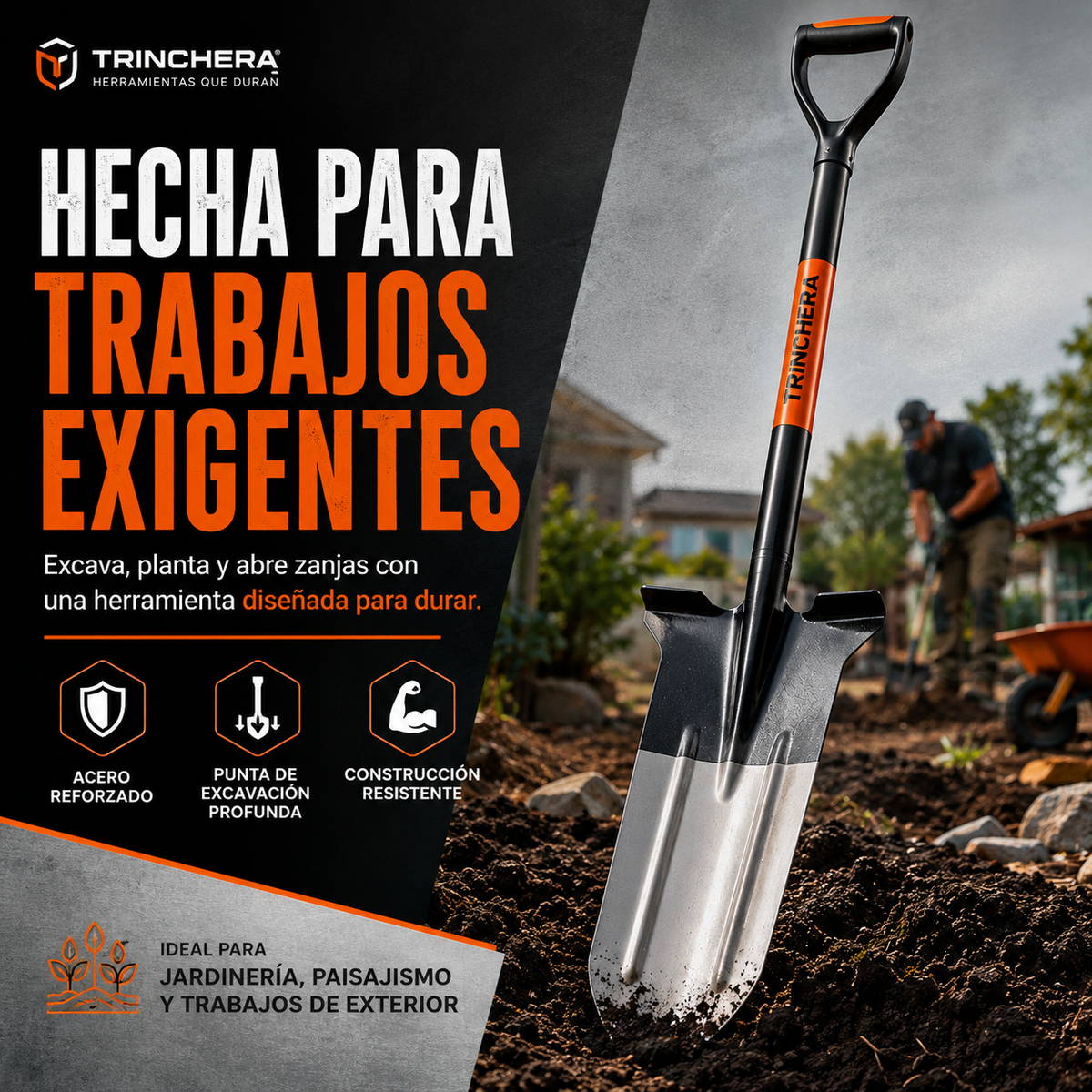 Pala de Jardin Trinchera ™