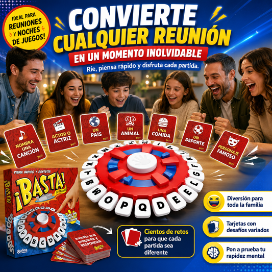 BASTA COOL | 26 letras + tarjetas de retos