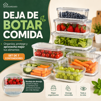 Organizador de Nevera Set por 7 und