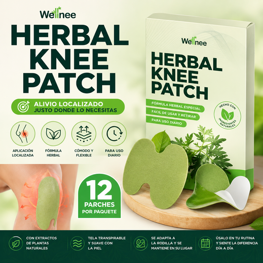 Parches herbales x12 und WellKnee™ | Alivio en zonas localizadas