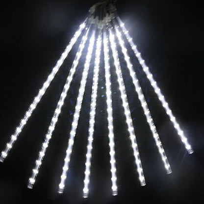 Luces Led Lagrima Meteoro x 8 und