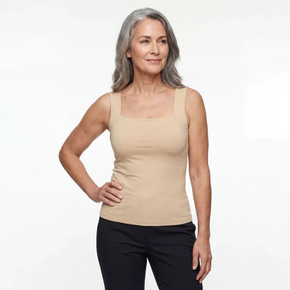 Blusa con brasier Neliza™ | sin estructura rigida. Perfecto para la comodidad diaria