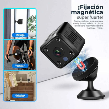 📹 Mini cámara espía WiFi, discreta 🕵️‍♂️, sin cables 🔌 y fácil de usar 📱
