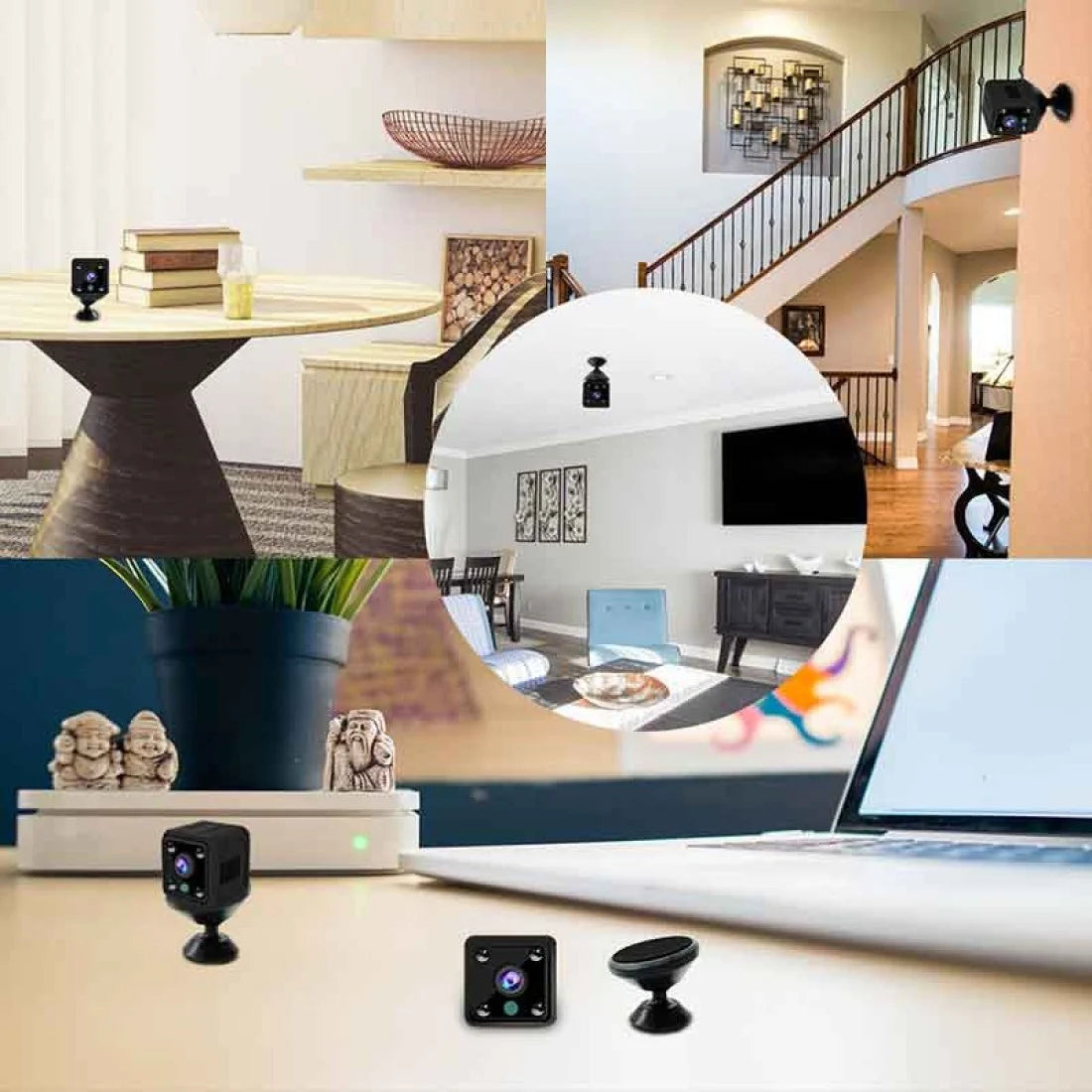 📹 Mini cámara espía WiFi, discreta 🕵️‍♂️, sin cables 🔌 y fácil de usar 📱