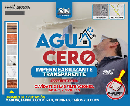Agua cero® sellador invisible 500 y 1000 ml