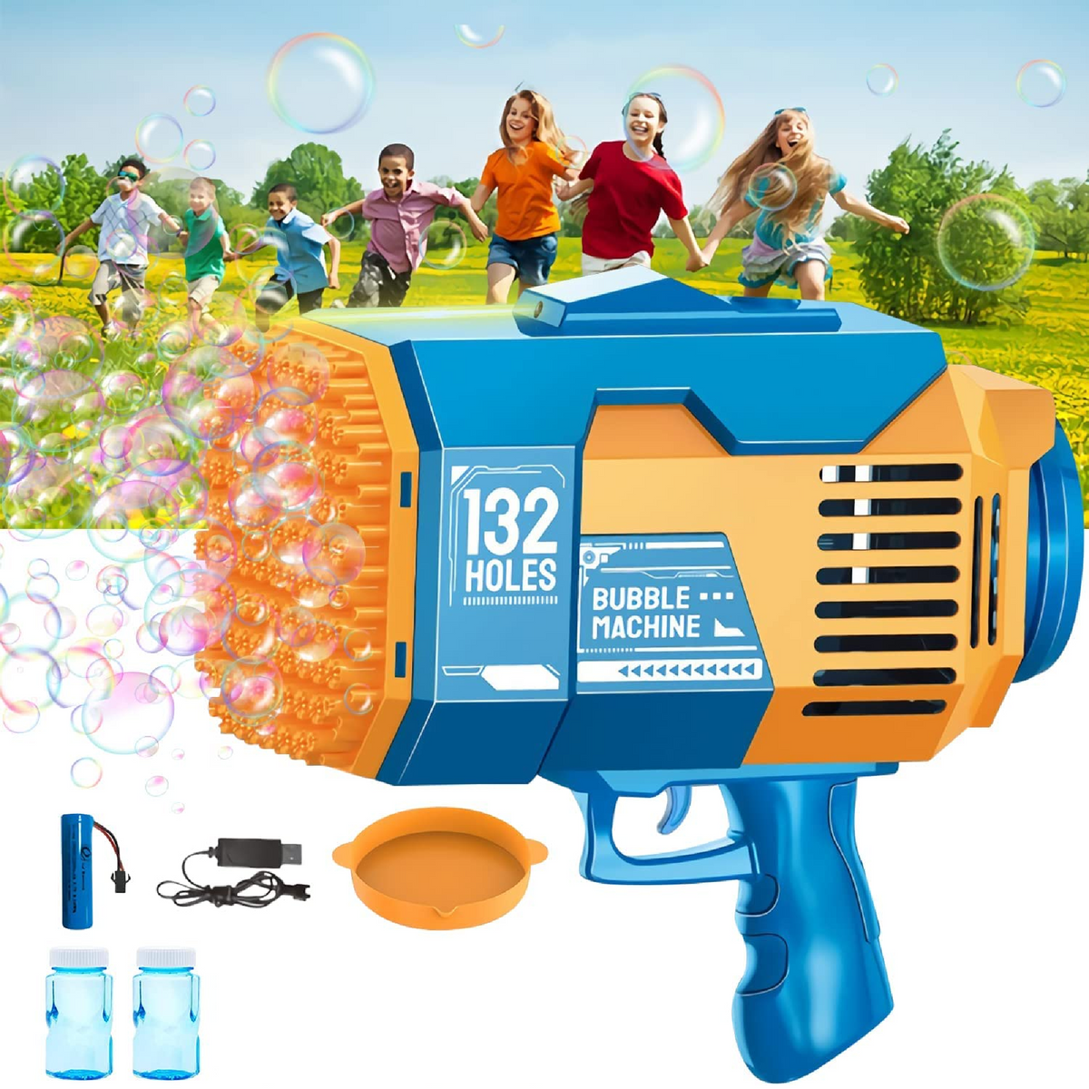 PISTOLA DE BURBUJAS BUBBLE MACHINE® GRANDE